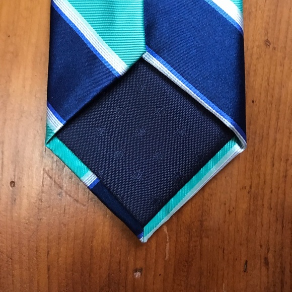 Men’s Jones NY Teal & Blue Tie - Picture 6 of 8